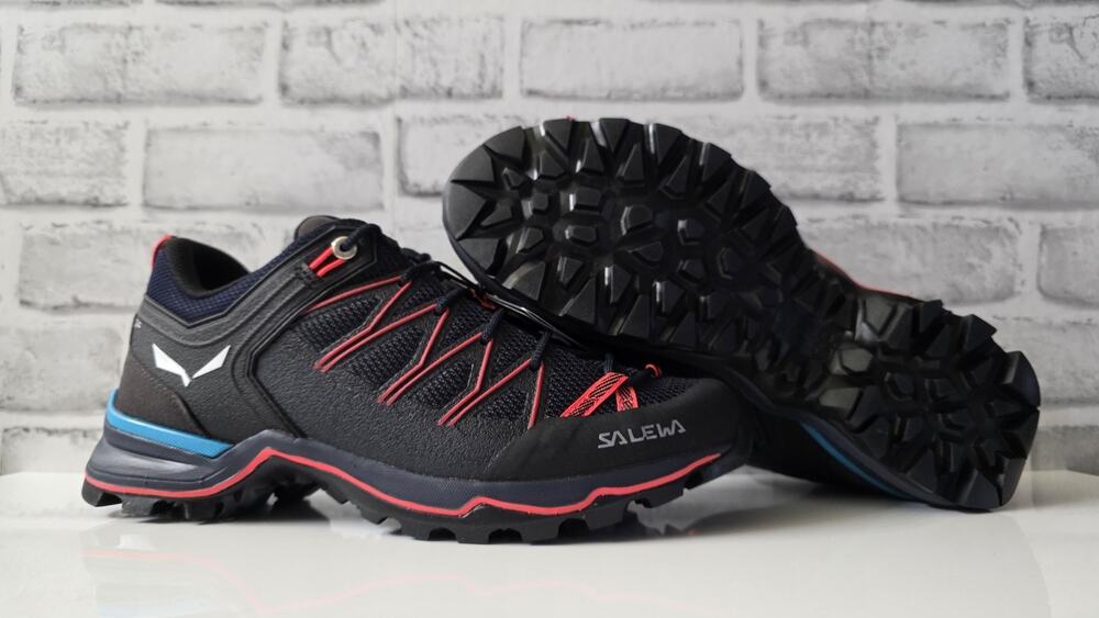 Salewa Women's Mountain Trainer Lite Hiking Boots - Navy/Coral - Size 9